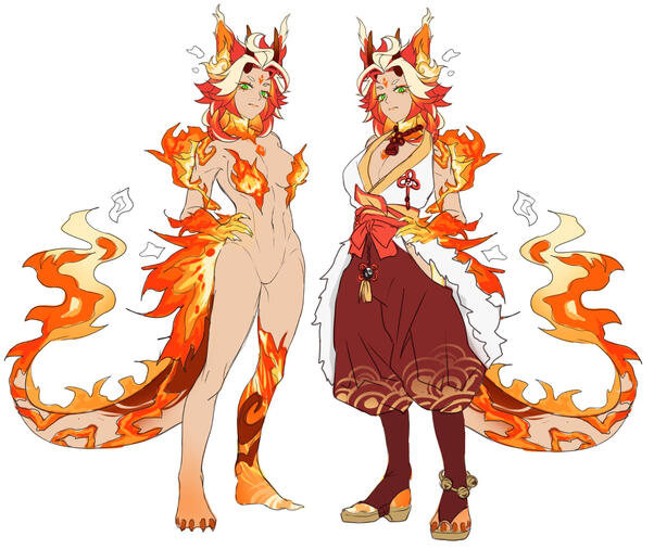 Refsheet sketch colorido full Sketch full ref